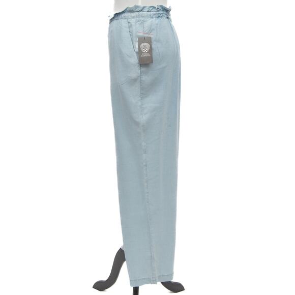 Vince Camuto Paper Bag Waist Pants In Artic Surf Size XL - Picture 2 of 13